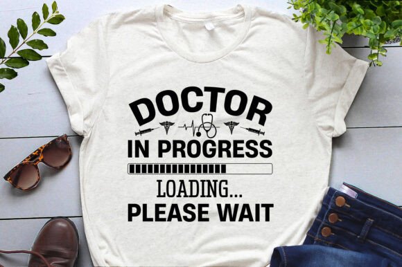 Doctor in Progress Loading Please Wait Embroidery Review