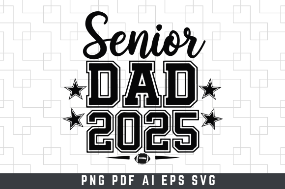Football Senior Dad 2025 Svg Dad T-Shirt Review