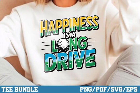 Happiness Is a Long Drive, Golf T-Shirt Review