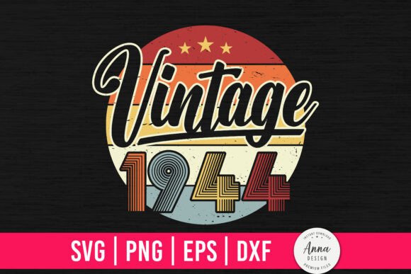 Vintage 1944 80th Birthday Gifts Embroidery Review