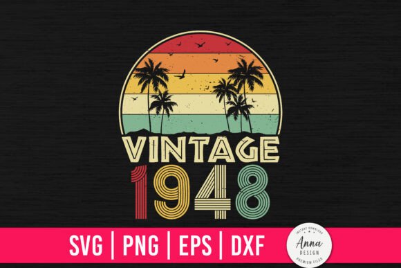 Vintage 1948 76th Birthday Gifts Embroidery Review