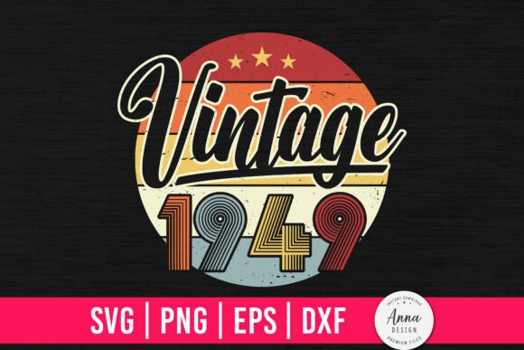 Vintage 1949 75th Birthday Gifts Embroidery Review