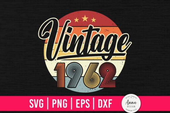 Vintage 1962 62nd Birthday Gifts Embroidery Review