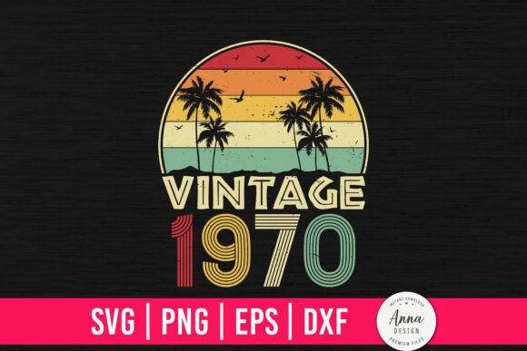 Vintage 1970 54th Birthday Gifts